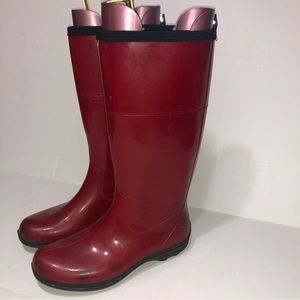 Kamik ladies rain rubber boots size 8
